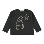 Babyclic Shirt Girocollo tinta unita con Stampa Grigio per Neonato L2164211308N GRIGIO BABYCLIC 