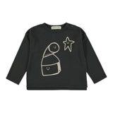 Babyclic Shirt Girocollo tinta unita con Stampa Grigio per Neonato L2164211308N GRIGIO BABYCLIC 
