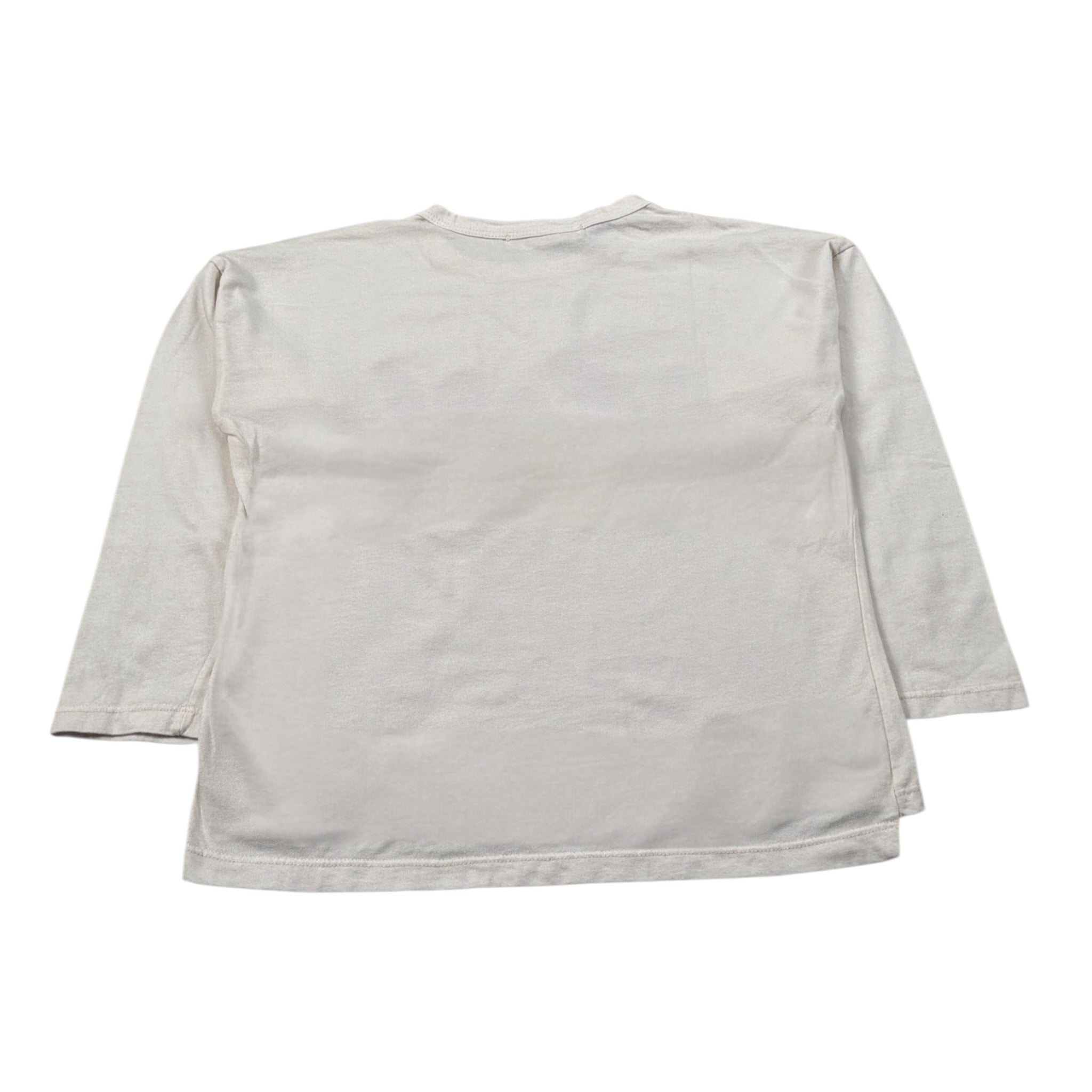 Babyclic Shirt Girocollo tinta unita con Stampa Crema per Neonata L216430003 CREMA BABYCLIC 