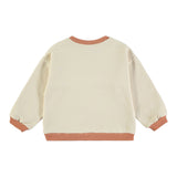 Babyclic Felpa Chiusa Girocollo con Stampa Beige per Neonato L276310009N BEIGE BABYCLIC 