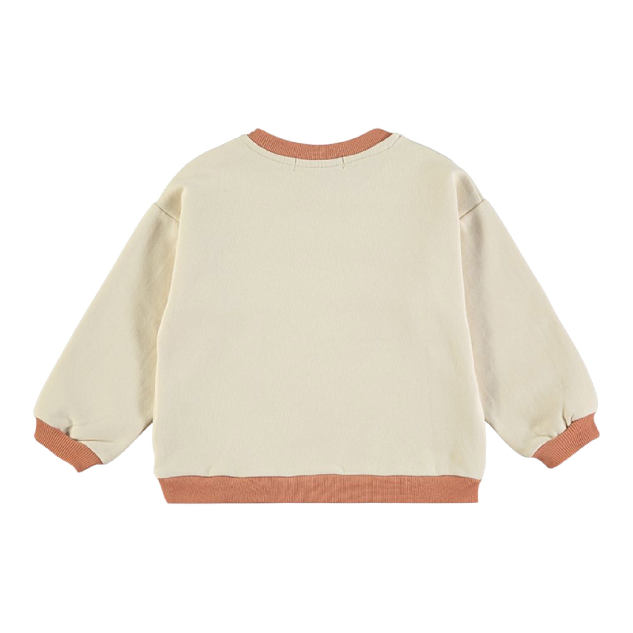 Babyclic Felpa Chiusa Girocollo con Stampa Beige per Neonato L276310009N BEIGE BABYCLIC 