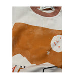 Babyclic Felpa Chiusa Girocollo con Stampa Beige per Neonato L276310009N BEIGE BABYCLIC 