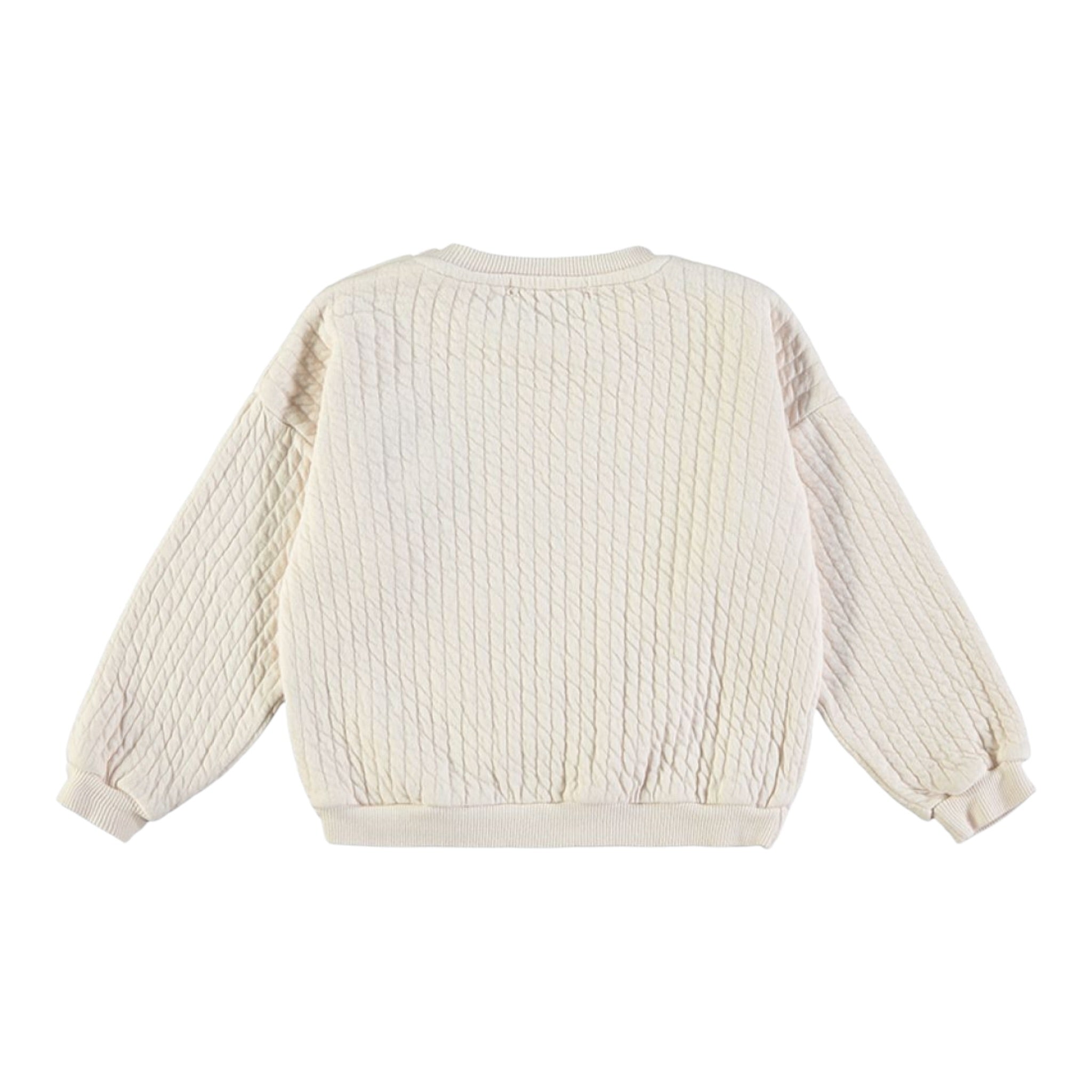 Babyclic Felpa Chiusa Girocollo tinta unita Crema per Bambino L276410103J CREMA BABYCLIC 