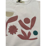 Babyclic Felpa Chiusa Girocollo con Stampa Crema per Bambina L276430006 CREMA BABYCLIC 