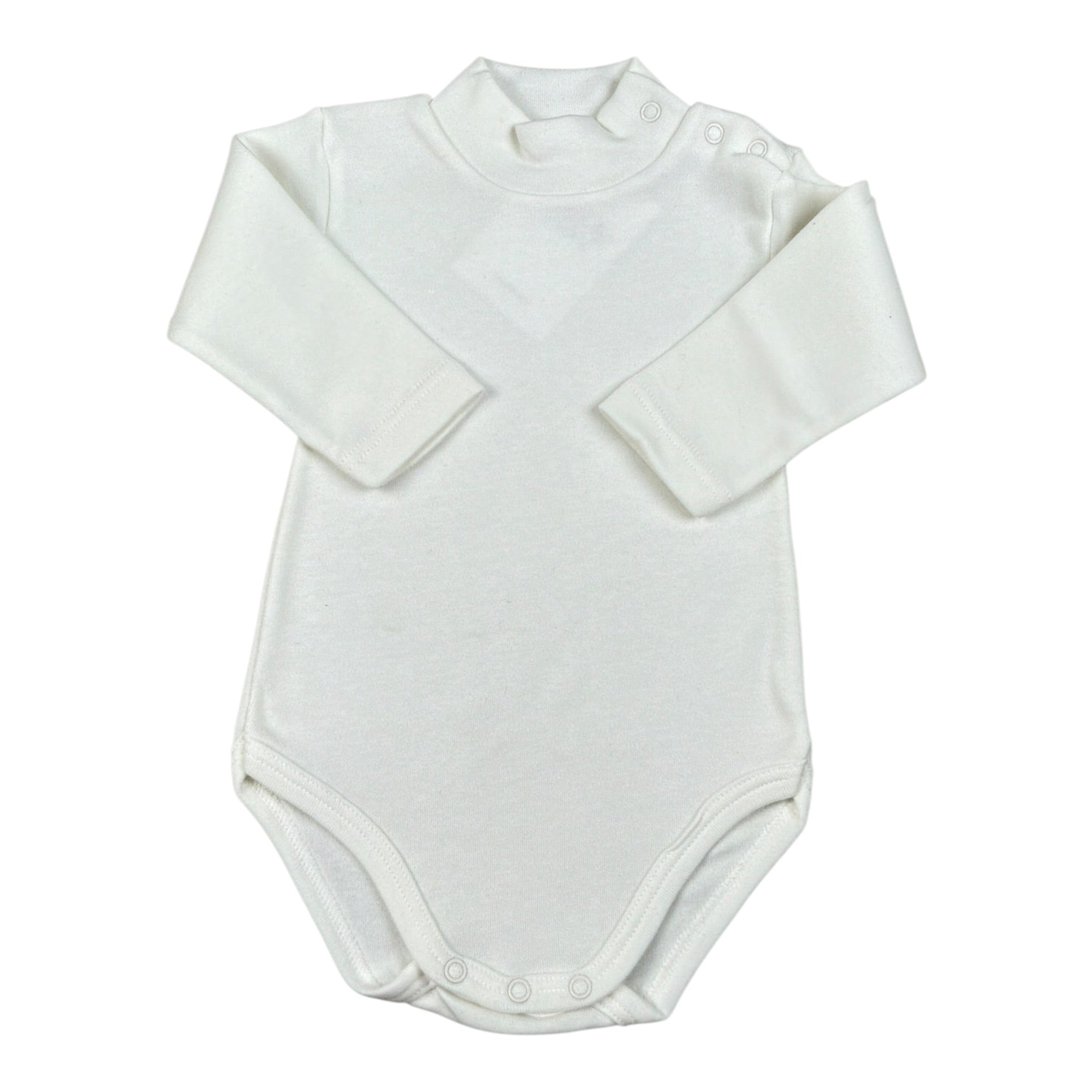 Babyvip Body tinta unita Mezzo Collo Bianco per Bambina J1414J BIANCO BABYVIP 