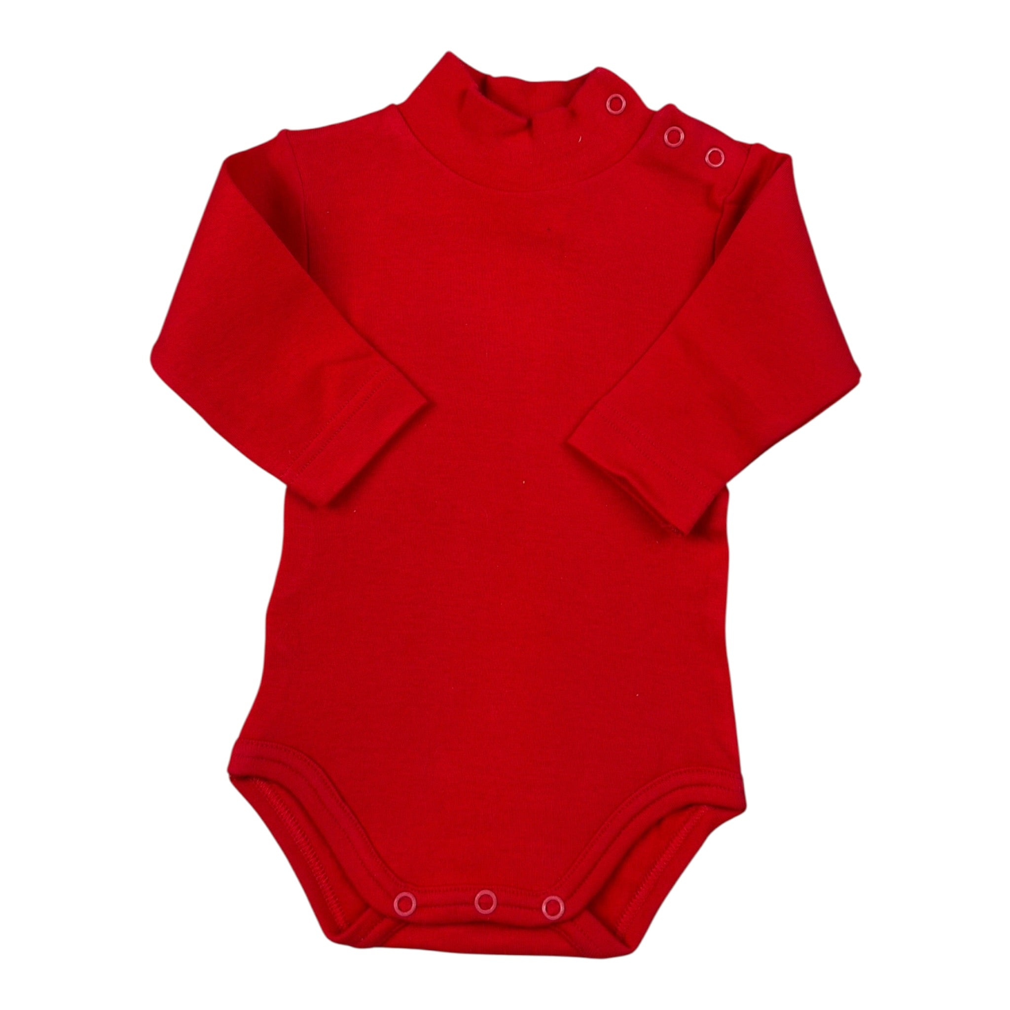 Babyvip Body tinta unita Mezzo Collo Rosso per Neonata J1414 ROSSO BABYVIP 