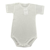 Babyvip Body tinta unita Mezza Manica Bianco per Bambina J1746 BIANCO BABYVIP 