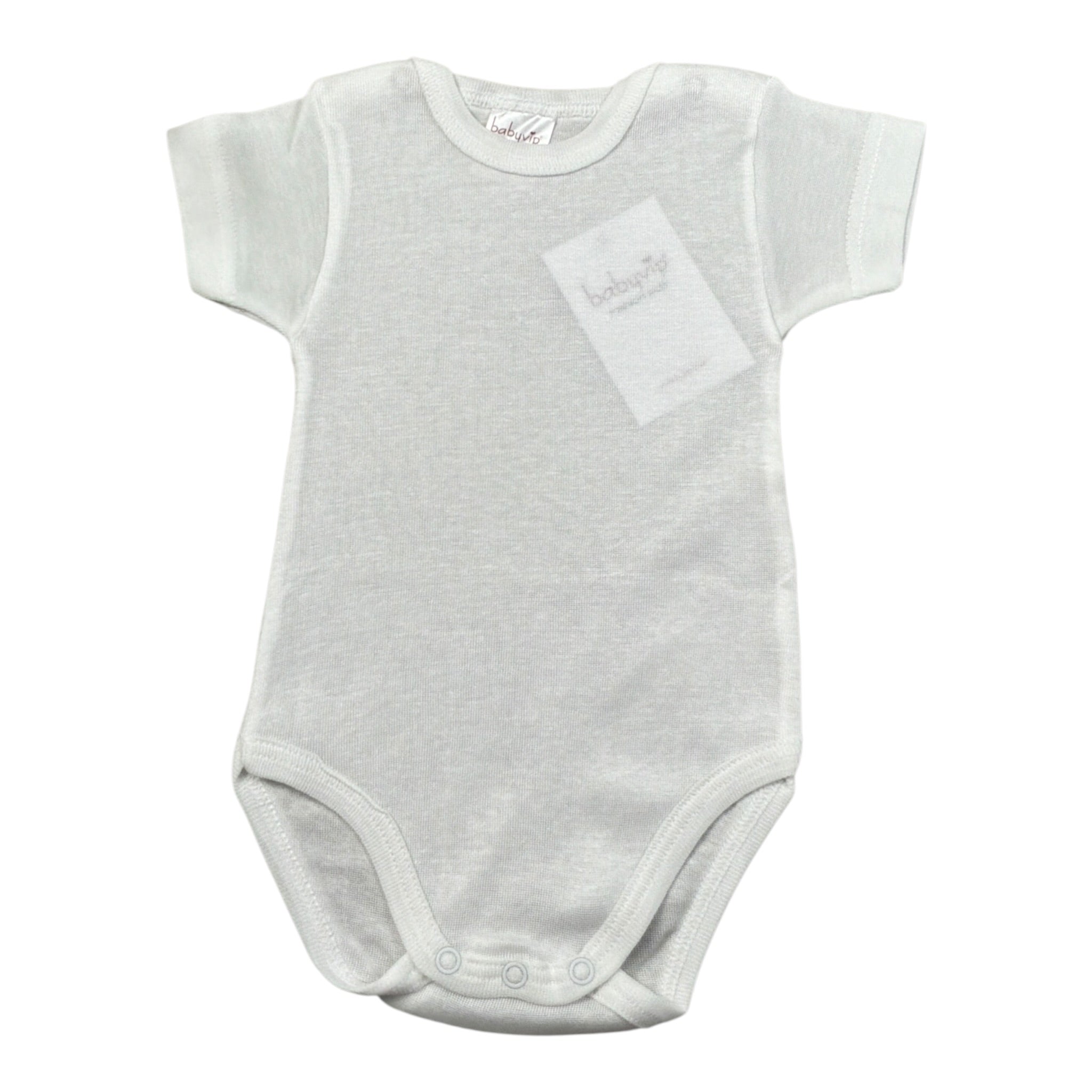 Babyvip Body tinta unita Mezza Manica Bianco per Neonata J1746N BIANCO BABYVIP 