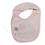 Babyvip Bavetta tinta unita con Stampa Rosa per Neonata J8162 ROSA BABYVIP 