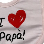Babyvip Bavetta tinta unita con Stampa Rosa per Neonata J8163 ROSA BABYVIP 
