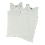 Babyvip Set 2 Canotta Intima tinta unita Bianco per Bambina Q5328 BIANCO BABYVIP 