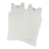 Babyvip Set 2 Canotta Intima tinta unita Bianco per Bambina Q5328 BIANCO BABYVIP 