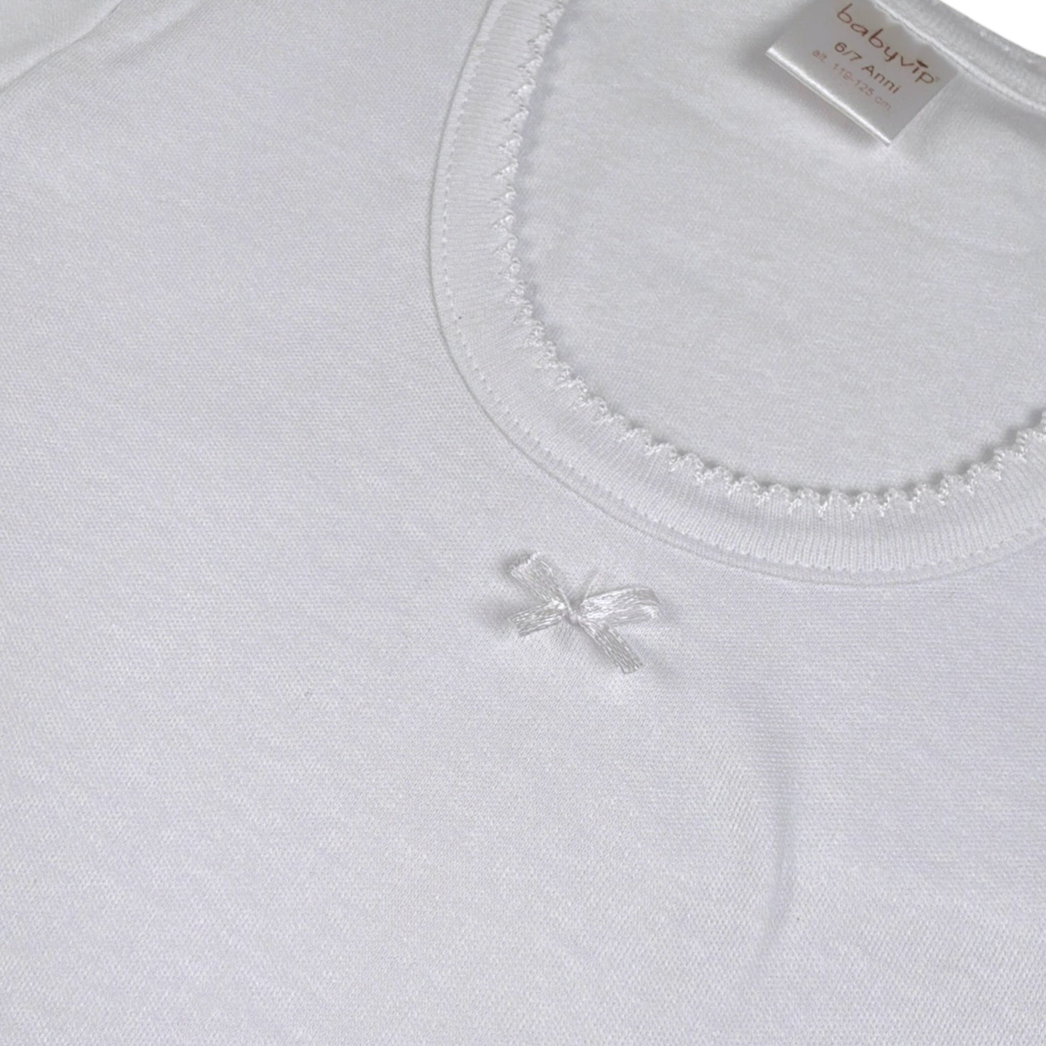 Babyvip Set 2 T-Shirt tinta unita Modello Intimo Bianco per Neonata Q5330N BIANCO BABYVIP 