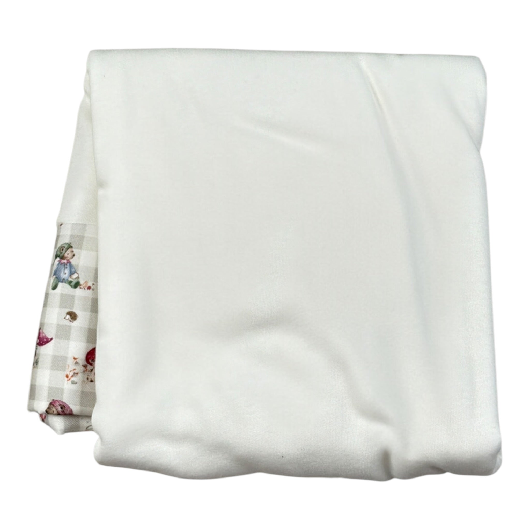 Babyvip Coperta tinta unita con Stampa Bianco per Neonata T1737 BIANCO BABYVIP 