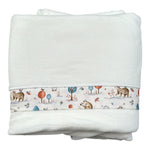 Babyvip Coperta tinta unita con Stampa Bianco per Neonata T1744 BIANCO BABYVIP 