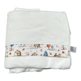 Babyvip Coperta tinta unita con Stampa Bianco per Neonata T1744 BIANCO BABYVIP 