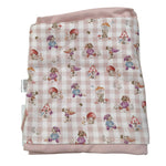Babyvip Coperta tinta unita con Stampa Rosa per Neonata T1753 ROSA BABYVIP 