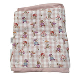 Babyvip Coperta tinta unita con Stampa Rosa per Neonata T1753 ROSA BABYVIP 