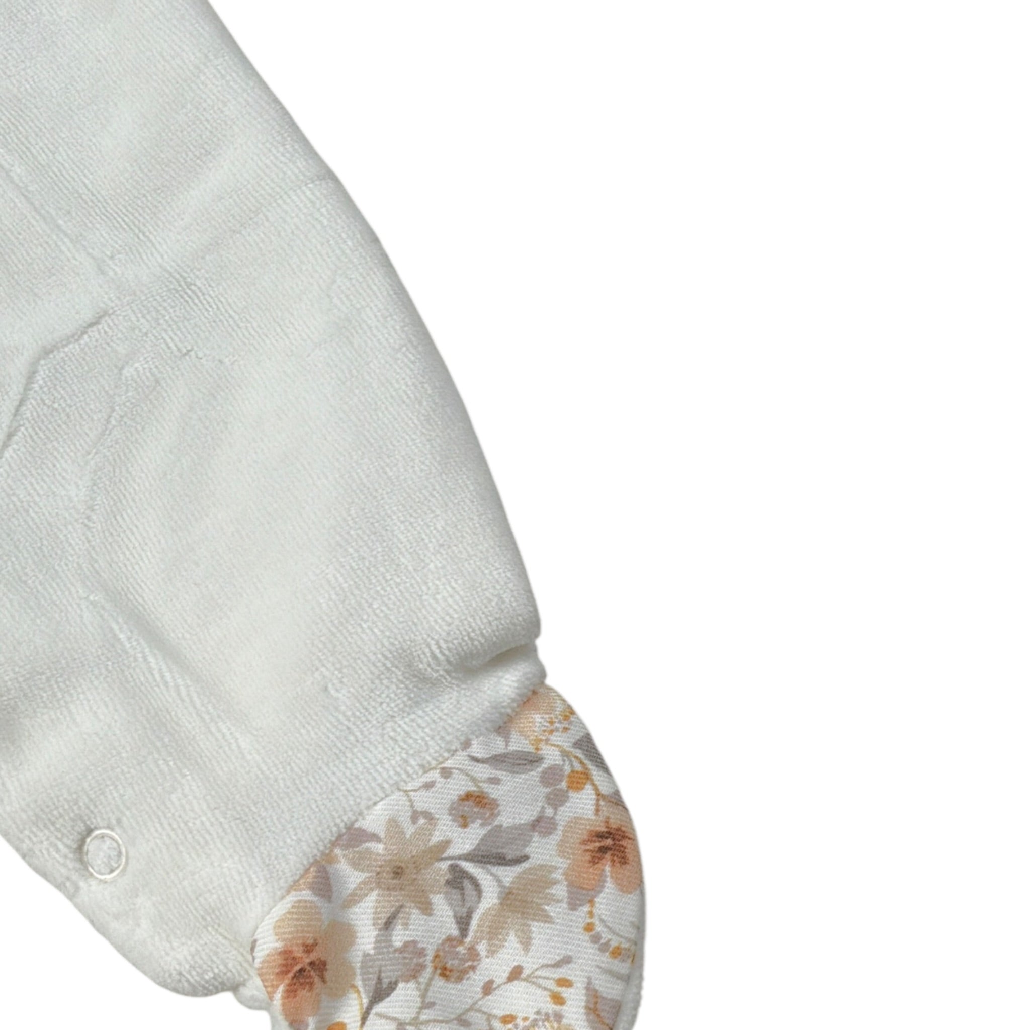 Babyvip Tutina tinta unita In Velluto Bianco per Neonata T2887 BIANCO BABYVIP 