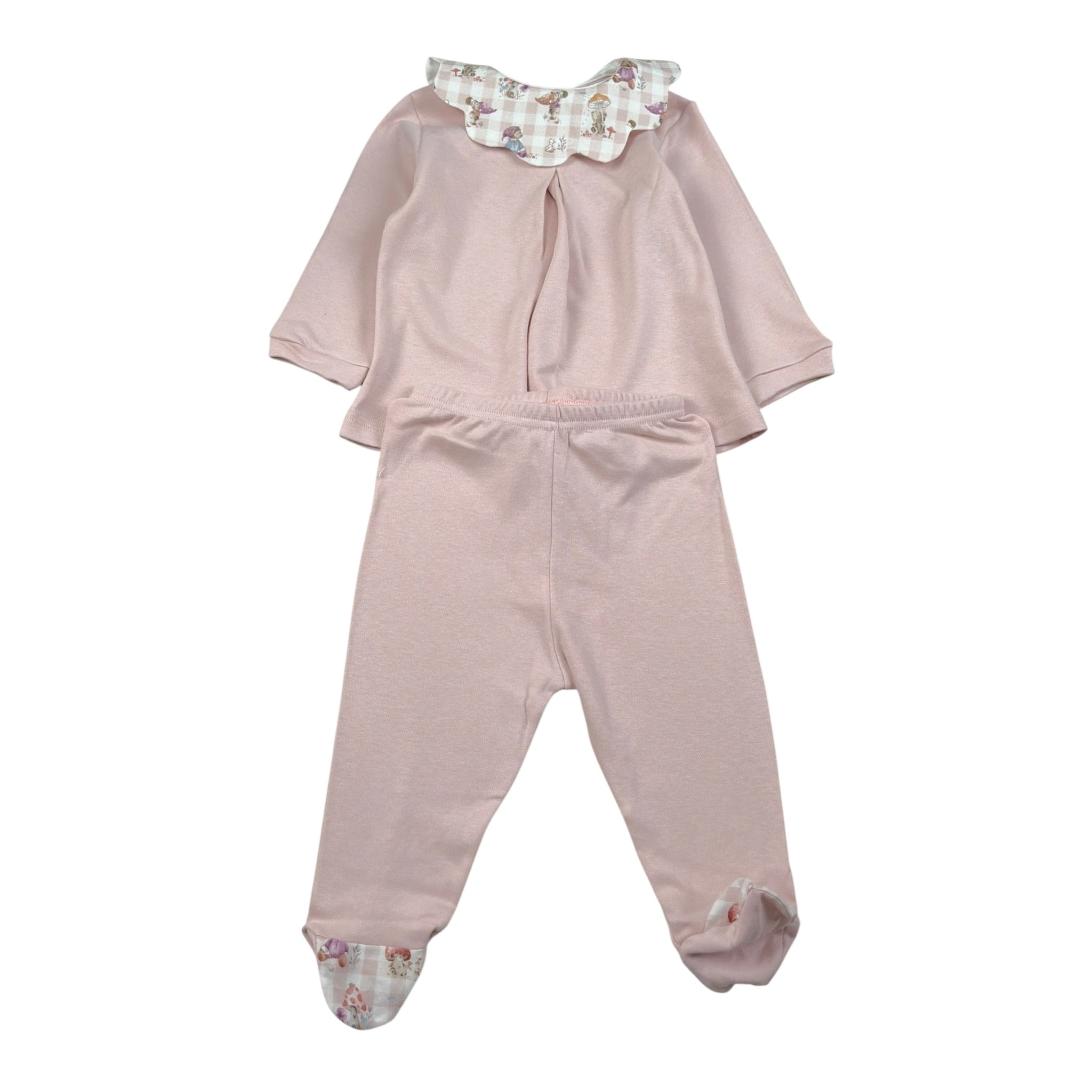 Babyvip Completo 2Pz Shirt-Ghettina Rosa per Neonata T3844 ROSA BABYVIP 