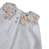 Babyvip Completo 2Pz Maglia-Ghettina In Velluto Panna per Neonata T3848 PANNA BABYVIP 