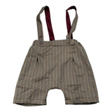 Babyvip Salopette tinta unita con Microfantasia Beige per Neonata T4101 BEIGE BABYVIP 