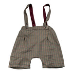 Babyvip Salopette tinta unita con Microfantasia Beige per Bambina T4101J BEIGE BABYVIP 