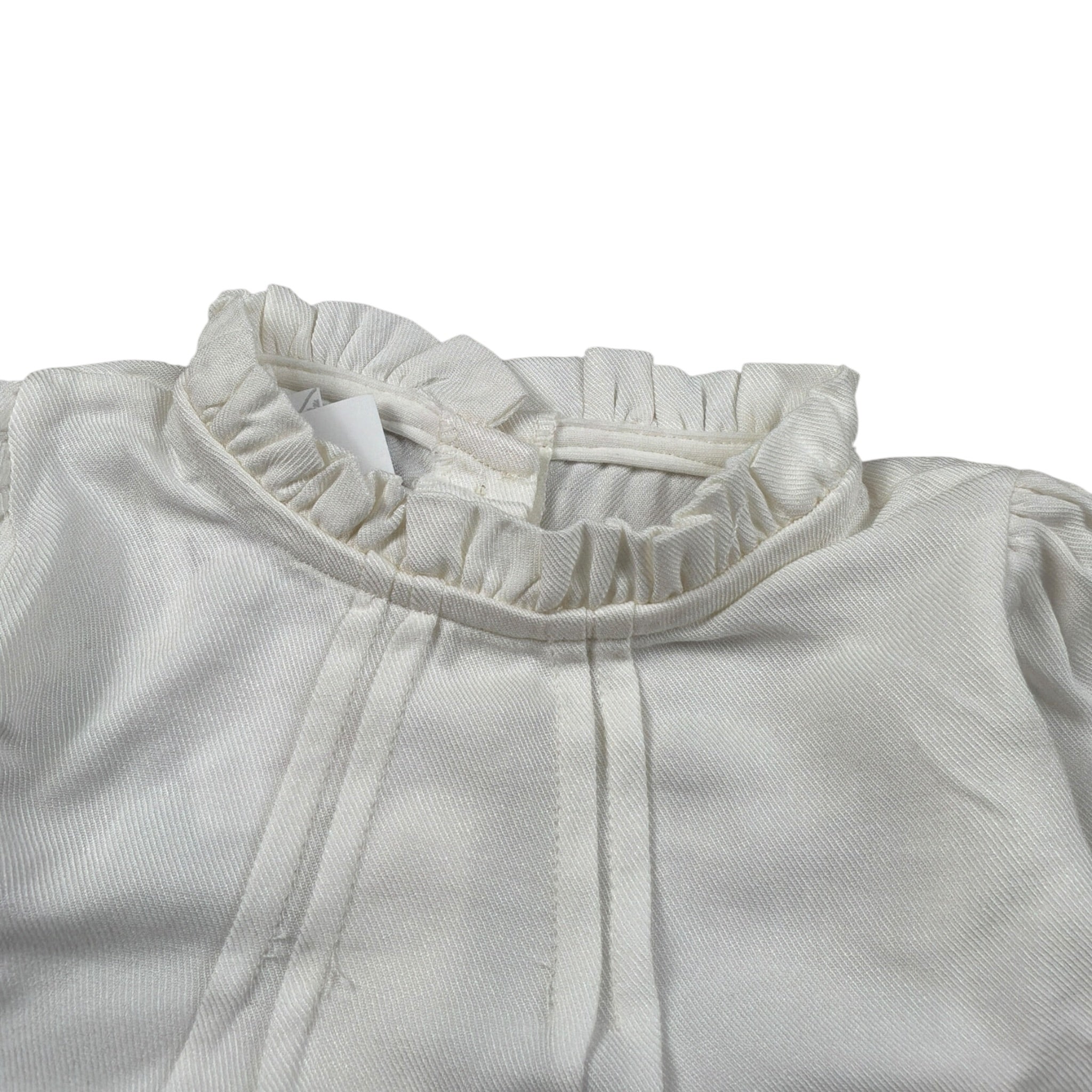 Babyvip Camicia Manica Lunga tinta unita Panna per Neonata T4150 PANNA BABYVIP 