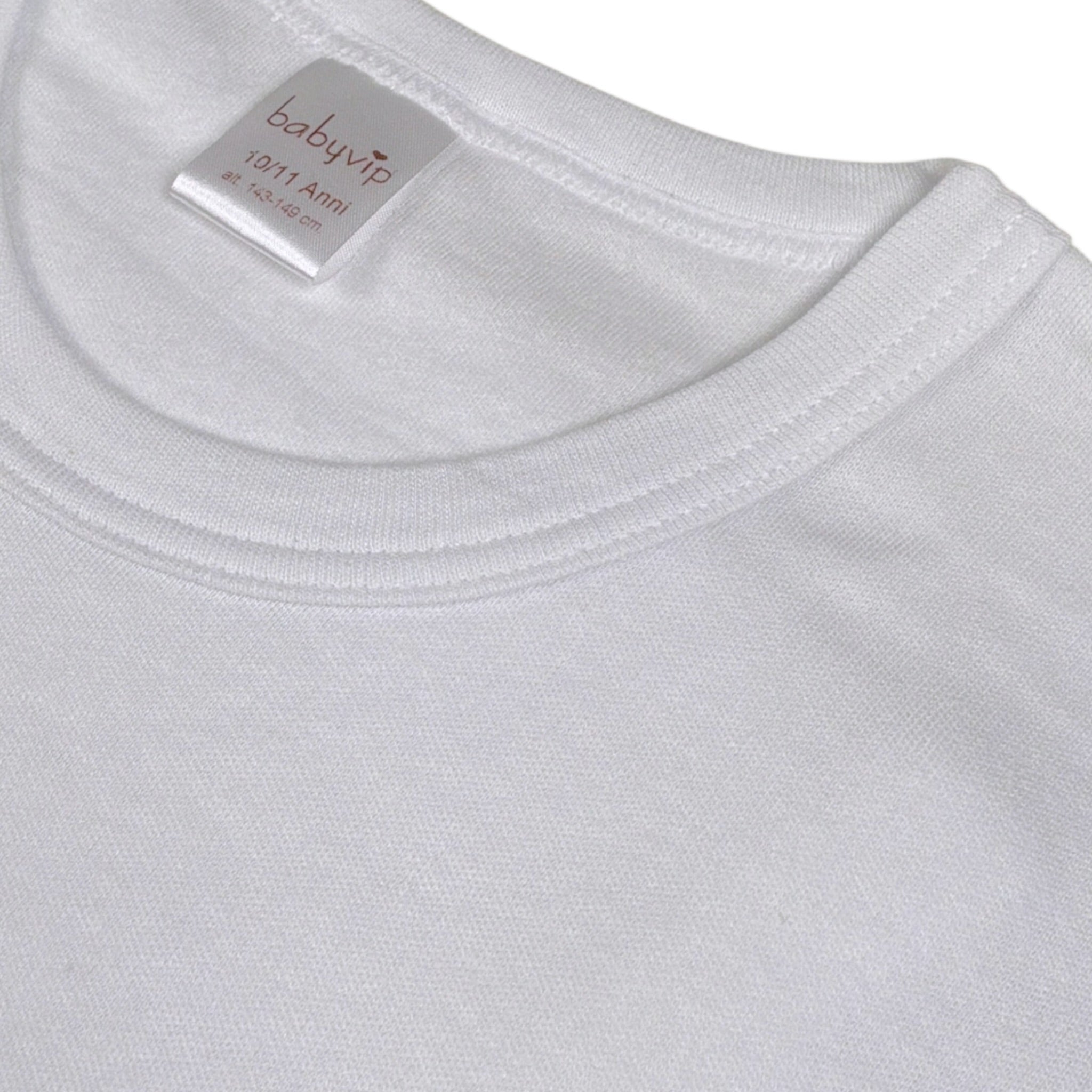Babyvip Set 2 T-Shirt Intima tinta unita Bianco per Bambino X5055 BIANCO BABYVIP 