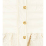 Balmain Giubbino tinta unita con Cappuccio Panna per Neonata BT2020 PANNA BALMAIN 