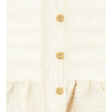 Balmain Giubbino tinta unita con Cappuccio Panna per Neonata BT2020 PANNA BALMAIN 