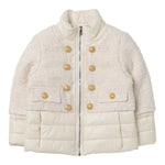 Balmain Giubbino tinta unita con Finti Bottoni Panna per Bambina BT2A77 PANNA BALMAIN 