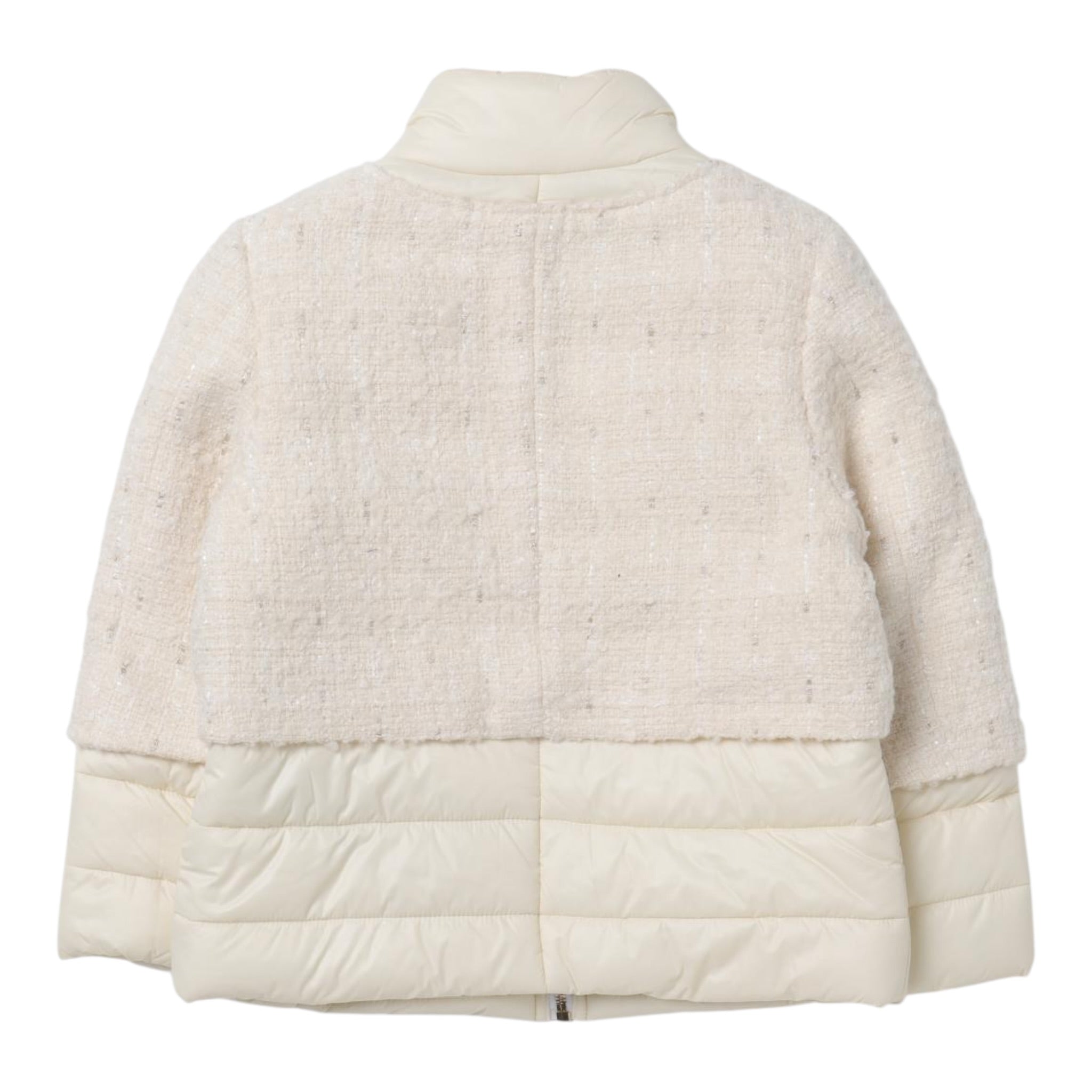 Balmain Giubbino tinta unita con Finti Bottoni Panna per Bambina BT2A77 PANNA BALMAIN 