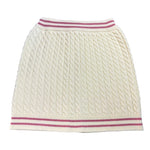 Balmain Gonna In Maglia tinta unita con Finti Bottoni Panna per Bambina BT7A31 PANNA BALMAIN 
