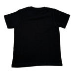 Balmain T-Shirt tinta unita con Logo Nero per Bambina BT8561J NERO BALMAIN 