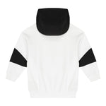 Balmain Felpa Chiusa con Cappuccio Bicolore Bianco/Nero per Bambino BV4Q70 BIANCO/NERO BALMAIN 
