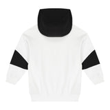 Balmain Felpa Chiusa con Cappuccio Bicolore Bianco/Nero per Bambino BV4Q70 BIANCO/NERO BALMAIN 