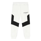 Balmain Pantalone Tuta tinta unita Bianco per Bambino BV6R00 BIANCO BALMAIN 