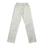 Balmain Jeans tinta unita con Girovita Regolabile Panna per Bambina BV6S50 PANNA BALMAIN 