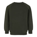 Balmain Felpa Chiusa Girocollo tinta unita con Stampa Verde per Bambino BX4P80 VERDE BALMAIN 
