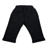 Balmain Pantalone Tuta tinta unita con Logo Nero per Neonato BX6530 NERO BALMAIN 