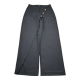 Balmain Pantalone tinta unita Elegante Nero per Bambina BX6B80 NERO BALMAIN 
