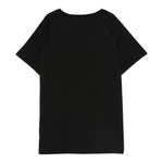 Balmain T-Shirt tinta unita con Stampa Nero per Bambino BX8R31 NERO BALMAIN 