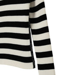 Balmain Maglia tinta unita con Fantasia A Righe Panna per Bambina BX9A40 PANNA BALMAIN 