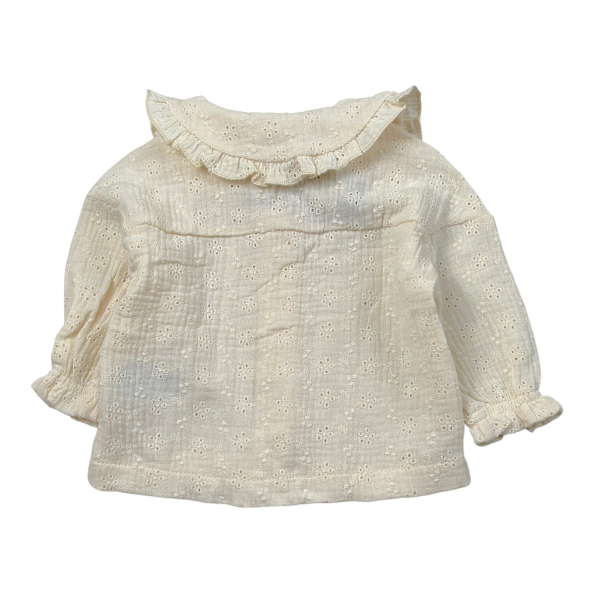 Bamboom+Babies Camicia tinta unita Traforata Avorio per Neonata 1025 AVORIO BAMBOOM+BABIES 