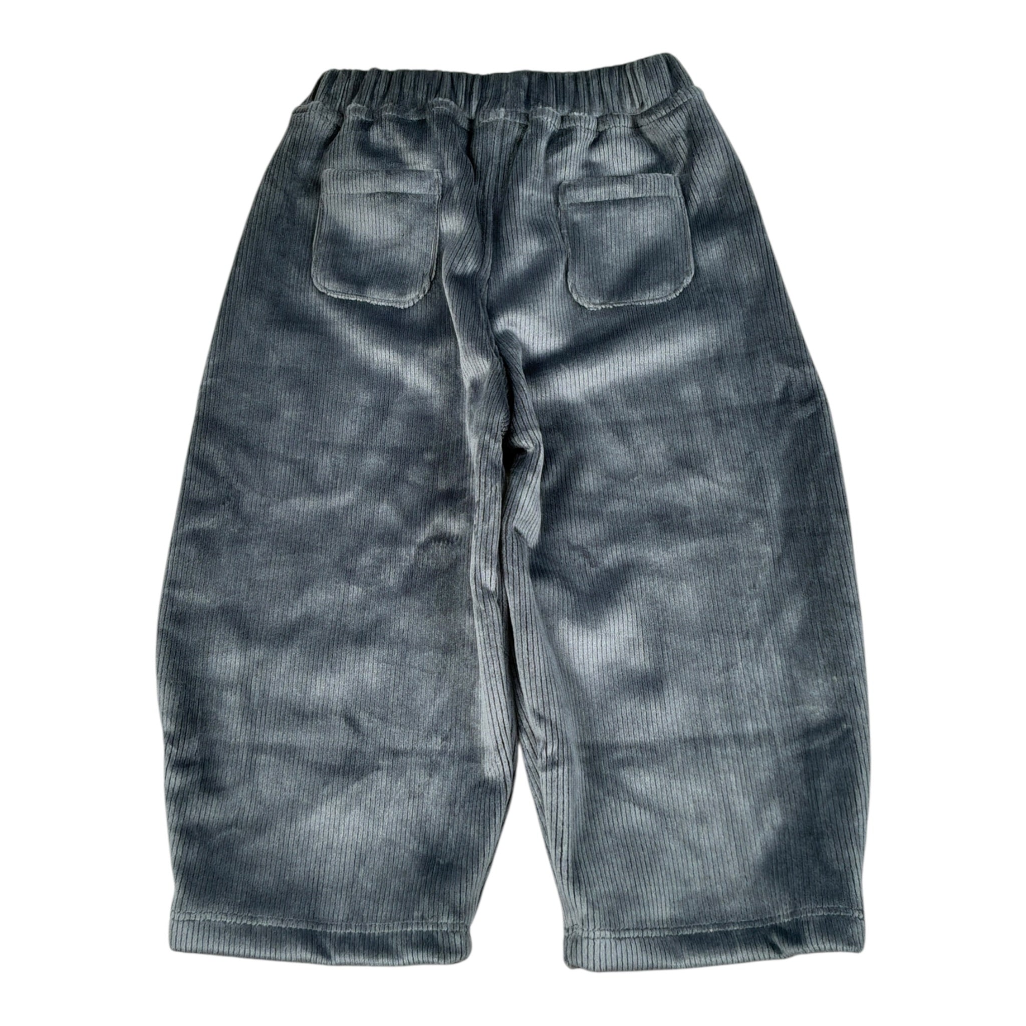 Bamboom+Babies Pantalone tinta unita In Velluto Grigio per Bambina 1027J GRIGIO BAMBOOM+BABIES 