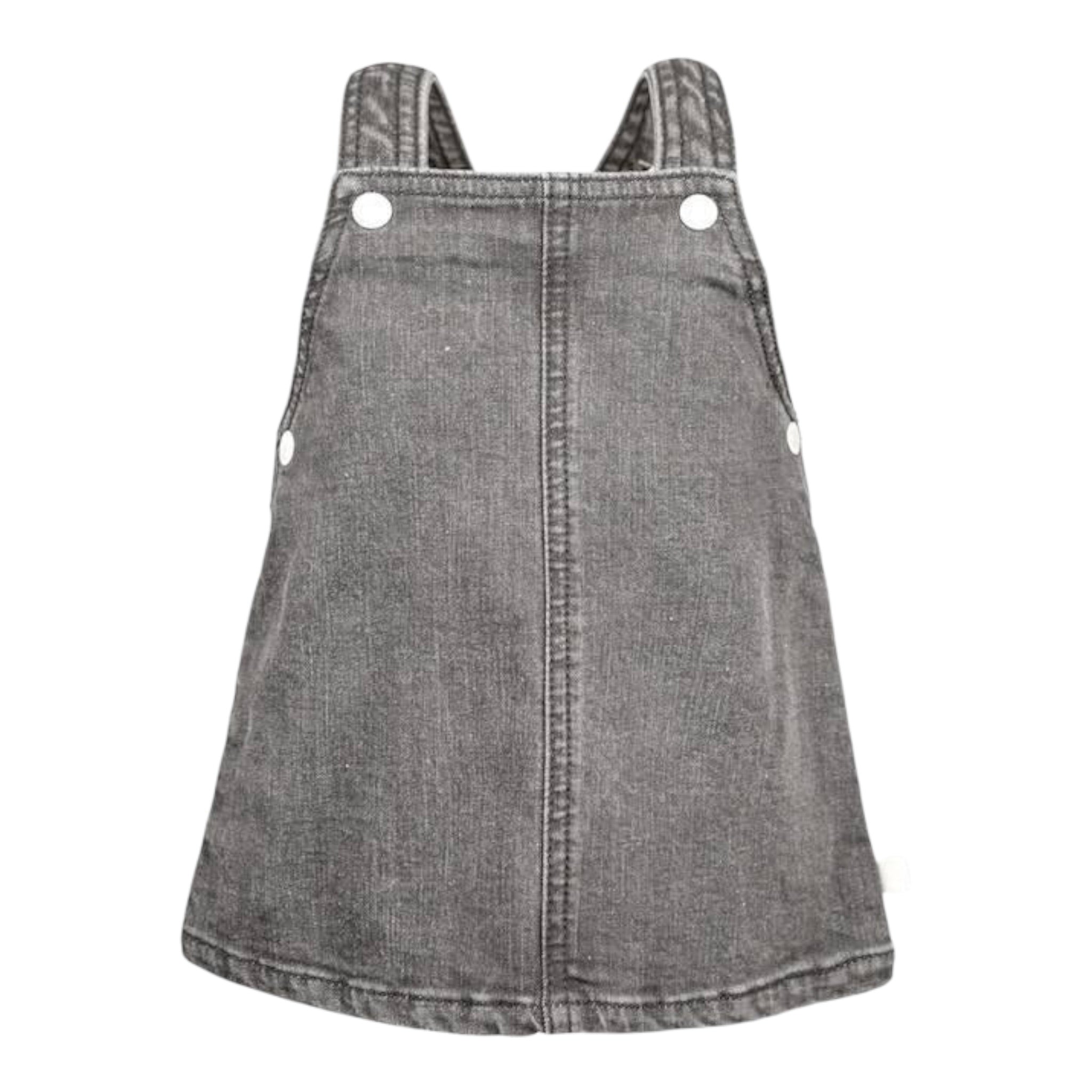 Bamboom+Babies Abito Salopette In Denim tinta unita Grigio per Neonata 1029 GRIGIO BAMBOOM+BABIES 
