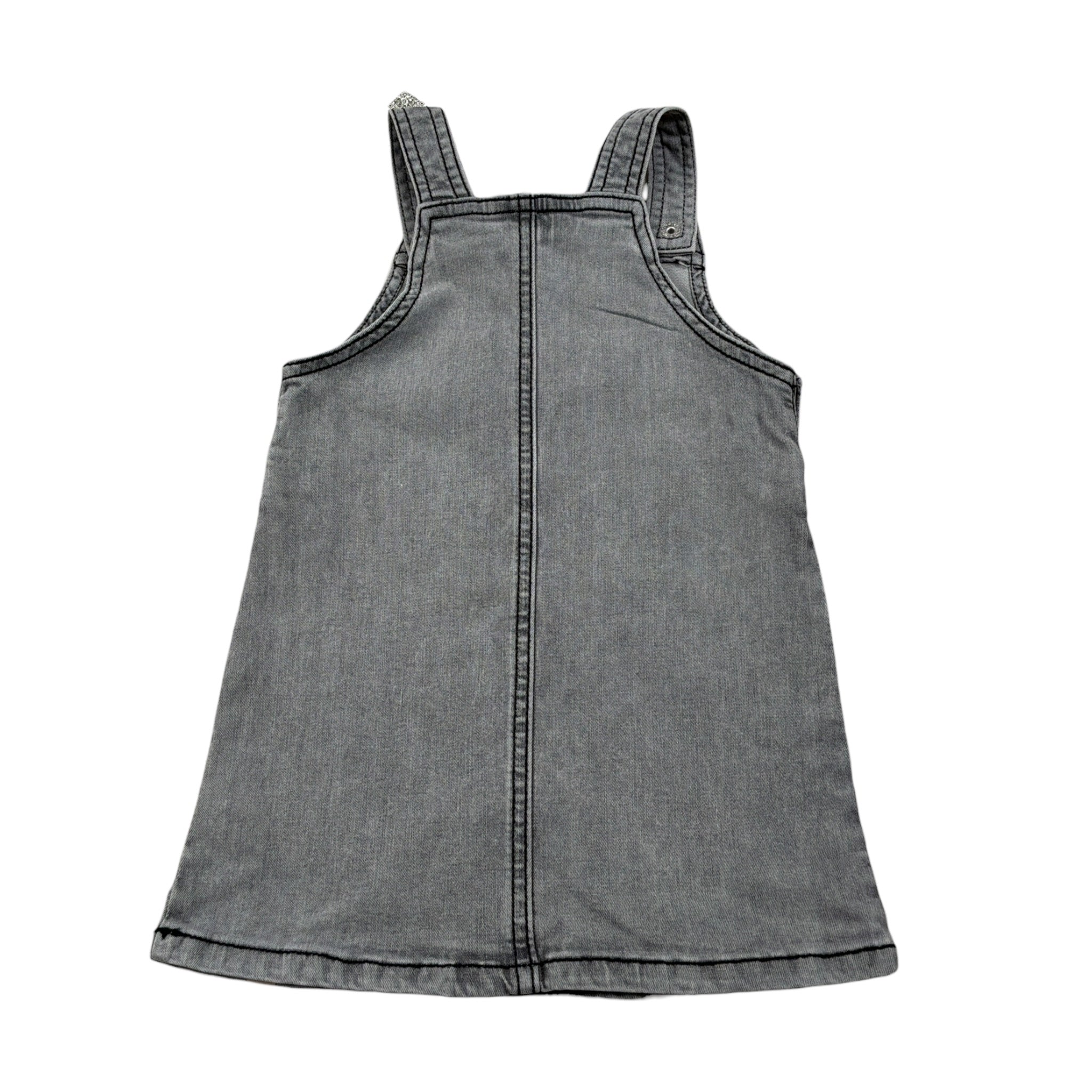 Bamboom+Babies Abito Salopette In Denim tinta unita Grigio per Neonata 1029 GRIGIO BAMBOOM+BABIES 