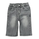 Bamboom+Babies Jeans tinta unita con Girovita Regolabile Grigio per Neonata 1049 GRIGIO BAMBOOM+BABIES 