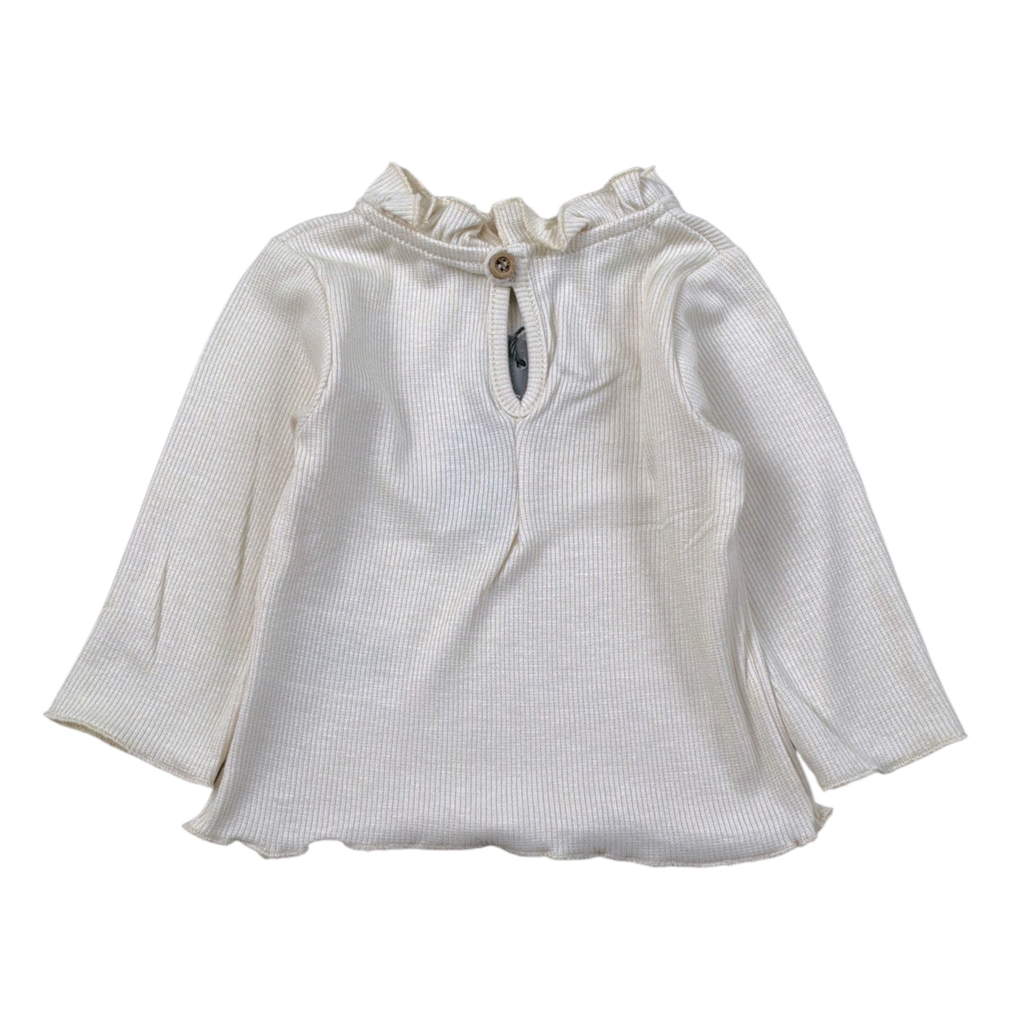 Bamboom+Babies Shirt Girocollo tinta unita Panna per Neonata 10688 PANNA BAMBOOM+BABIES 